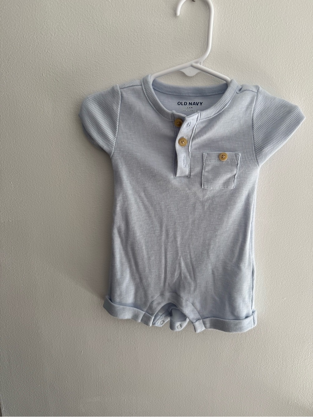 Short Sleeve Baby Rompers - Picture 3 of 3